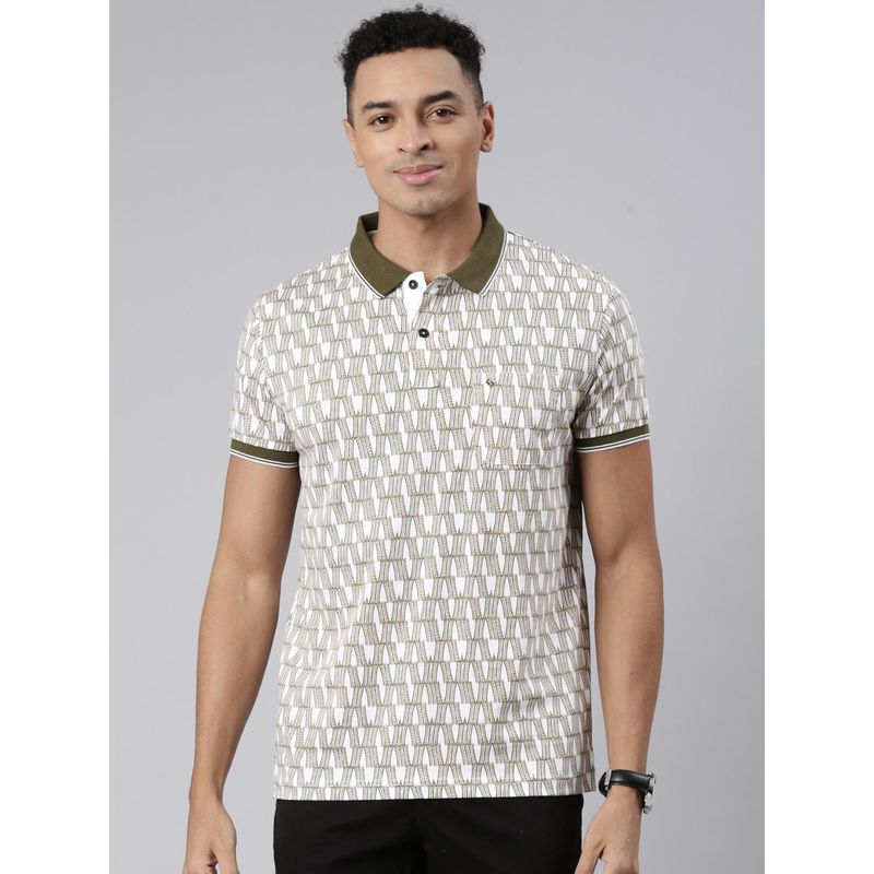 Classic Polo Classic Mens Polo Neck Cotton Blend T-Shirt Green (L)