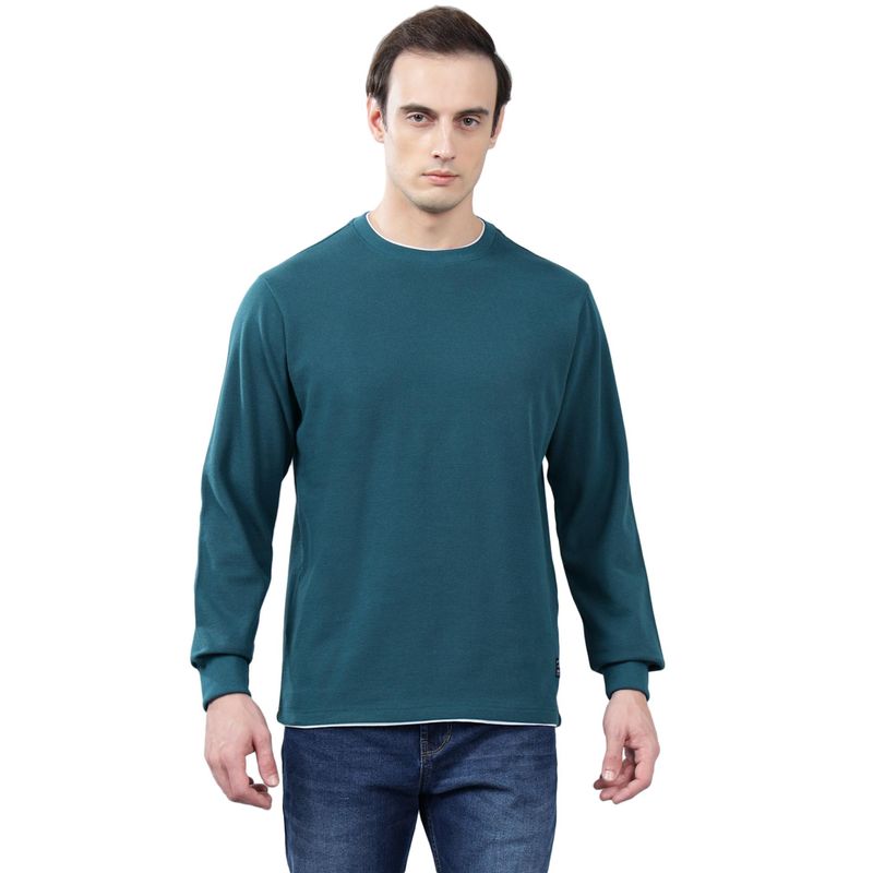 Cantabil Men Dark-Blue Winter Wear Sweatshirt (M)