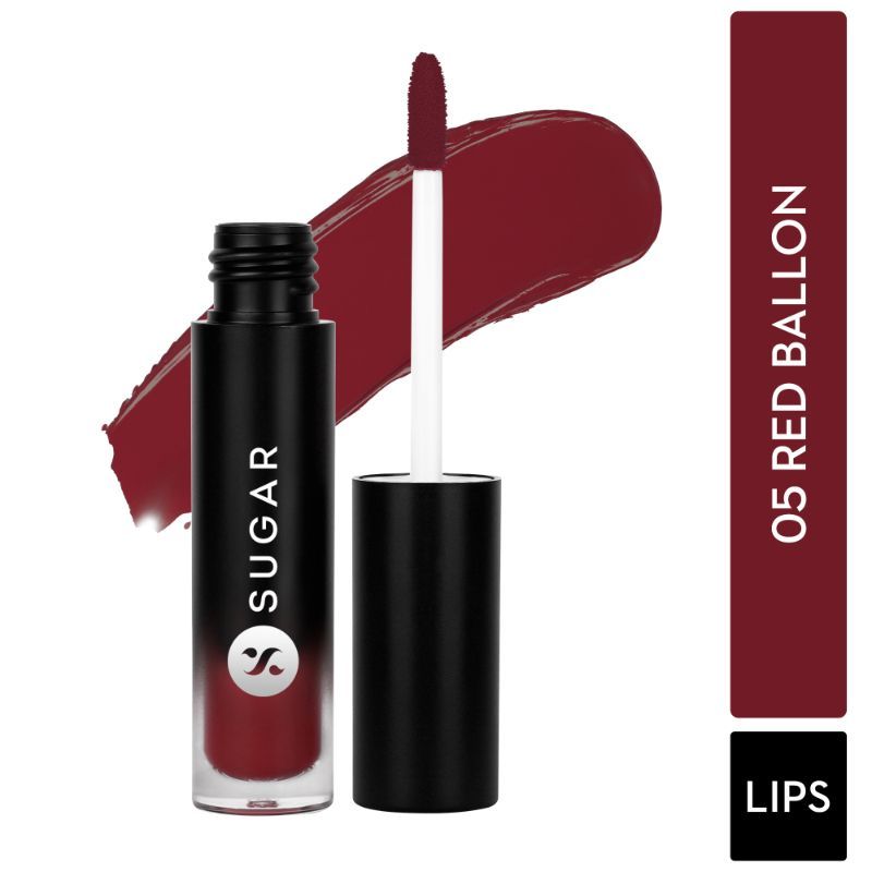 SUGAR Mousse Muse Maskproof Lip Cream - 05 Red Balloon