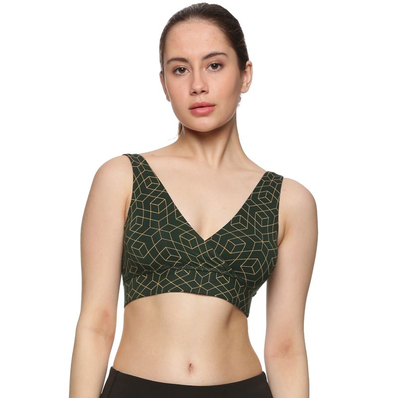 Tailor and Circus Pure Soft Anti-Bacterial Beechwood Modal Maternity Bra - Green (M)