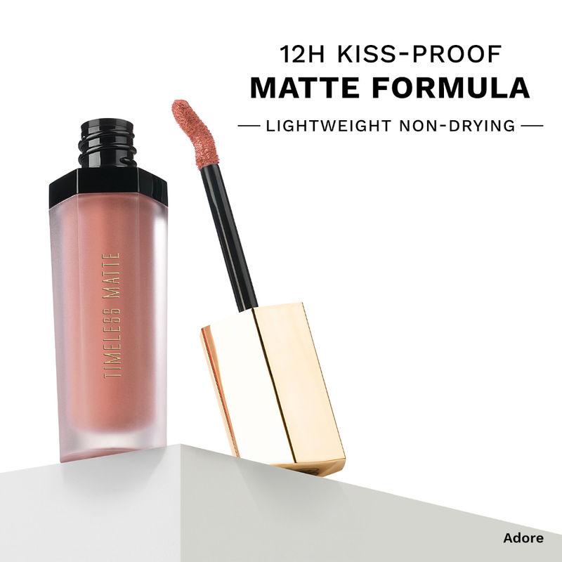 PAC Timeless Matte Adore - 12H Longlasting, Ultra Pigmented One Swipe Payoff, Smudgeproof