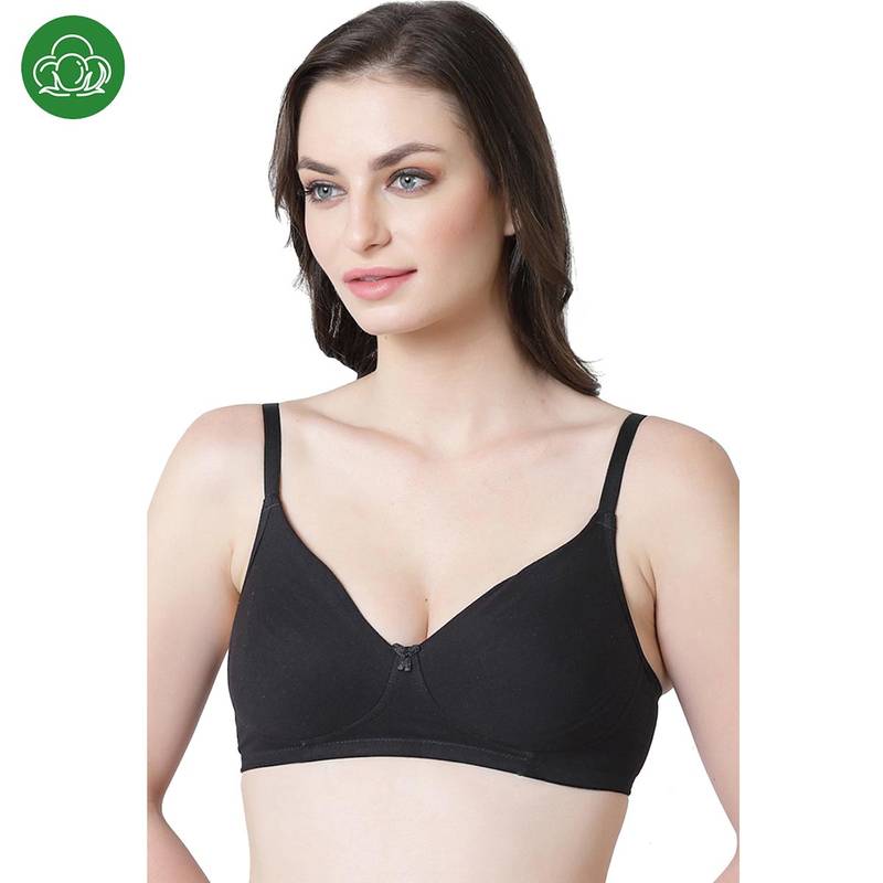 Inner Sense Organic Cotton Antimicrobial Seamless Everyday Bra- (36D)