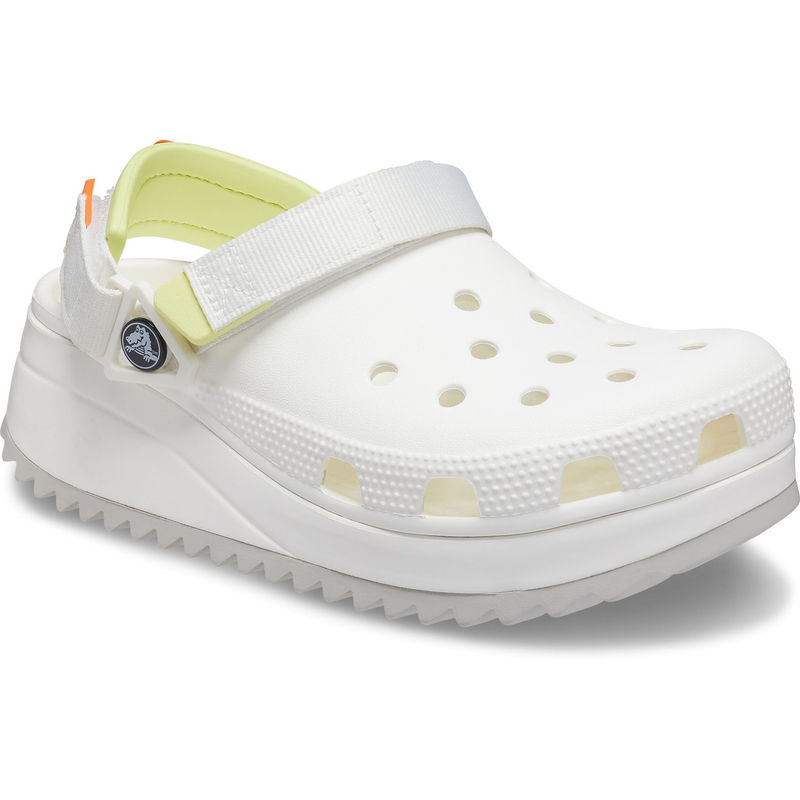 White hot sale colour crocs
