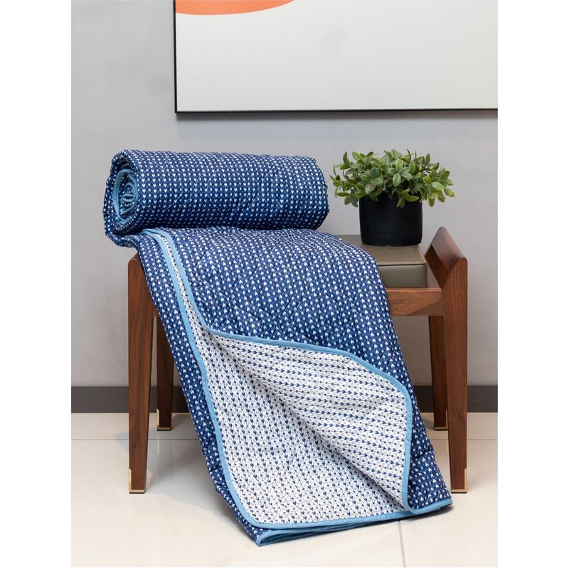 Urban Space 3 Layer Reversible Microfiber A/C Blanket (Tokyo) (Single)