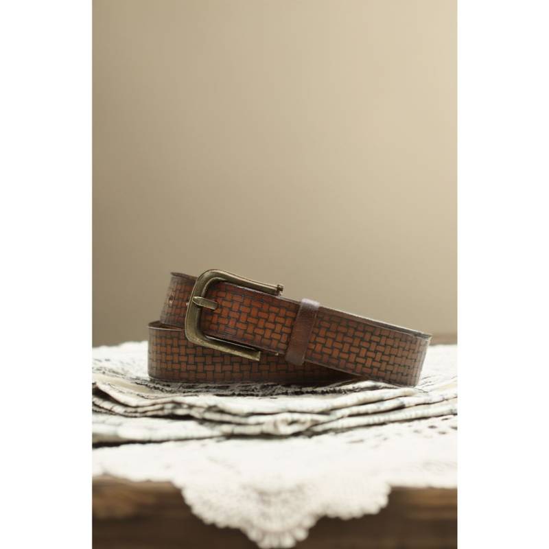 ART N VINTAGE Genuine Leather In A Refined Brown with Laser Engraving Design for Mens (28)