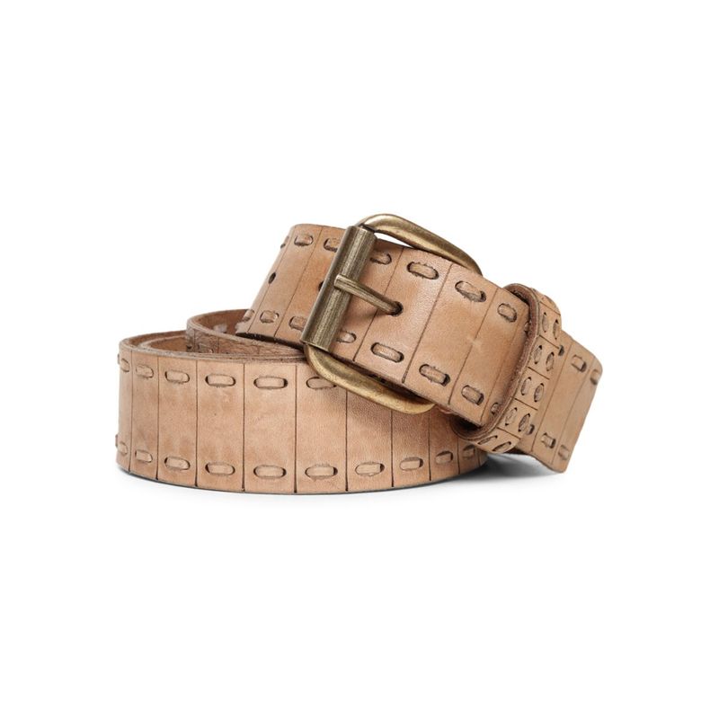 ART N VINTAGE Natural Genuine Leather Interlinked Weaving Technique Belt (28)