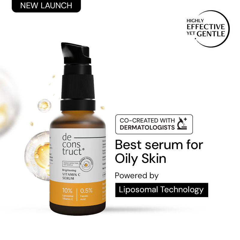 Deconstruct 10% Vitamin C Serum For Brightening With Liposomal Technology, Non-Irritating