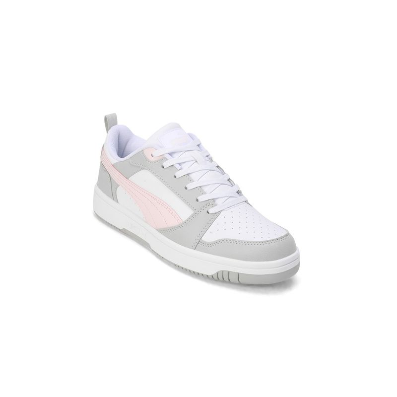 Puma Rebound v6 Low Unisex White Sneakers (UK 4)