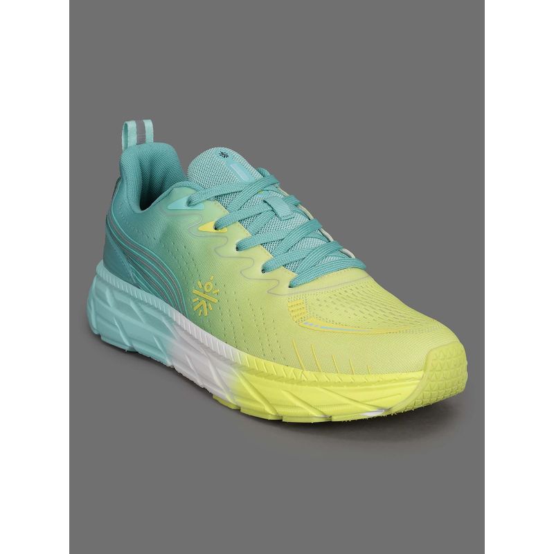 CULT Men Raptor Running Shoes - Yellow & Green (UK 8)