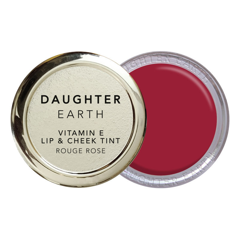 Daughter Earth 100% Vegan Super Antioxidant Lip & Cheek Tint - Rouge Rose