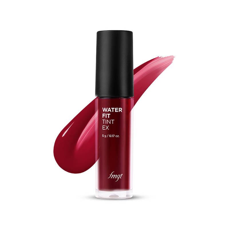 The Face Shop Water Fit Lip Tint - Cherry Kiss, Waterproof & Long Lasting Lip & Cheek Tint