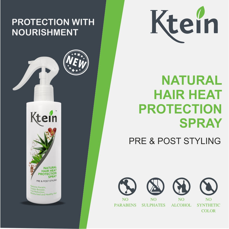 Ktein Natural Hair Heat Protection Spray At Nykaa Com