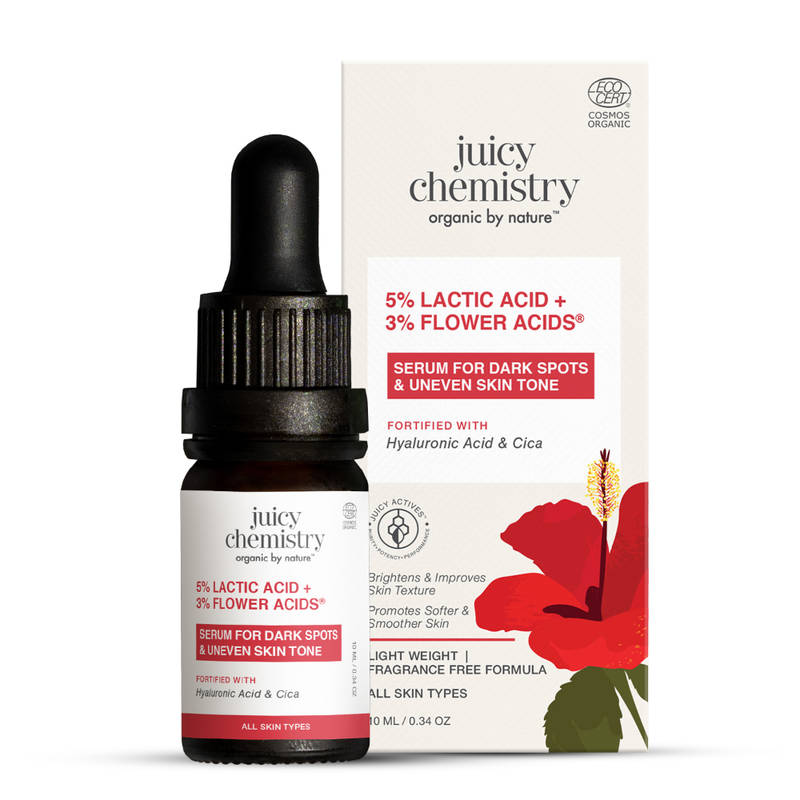 Juicy Chemistry 5% Lactic Acid + 3% Flower Acids Serum