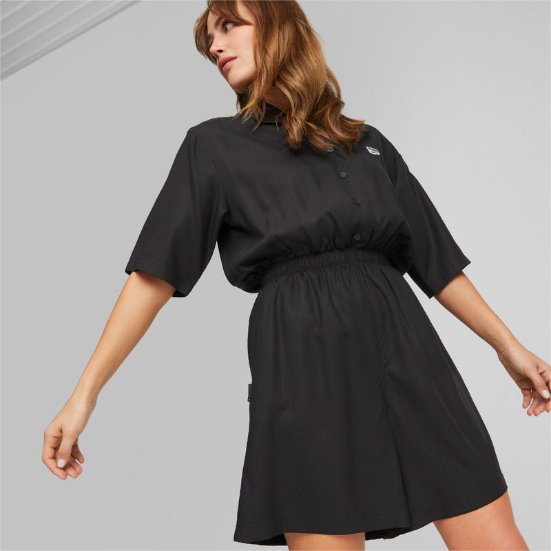 Puma Downtown Womens Black Bodysuit (L)