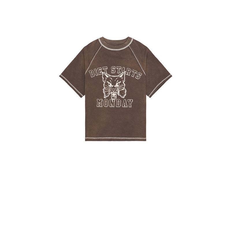 Diet Starts Monday Wildcat Raglan Tee (XL/1X)