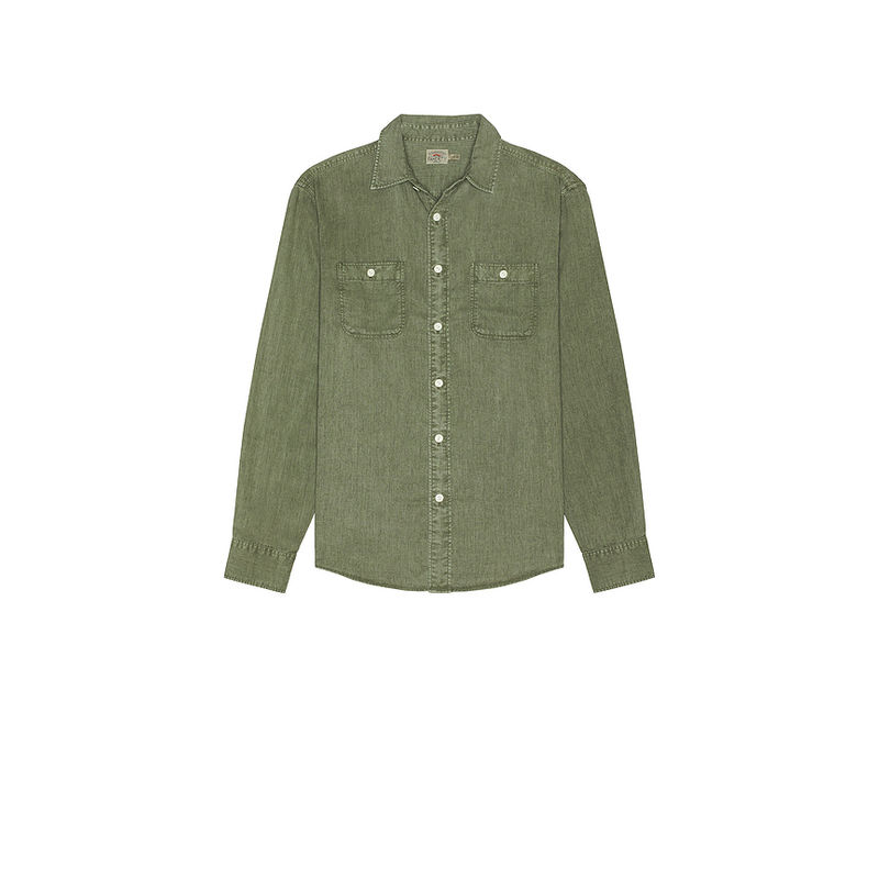 Faherty The Tried And True Chambray Workshirt (S)