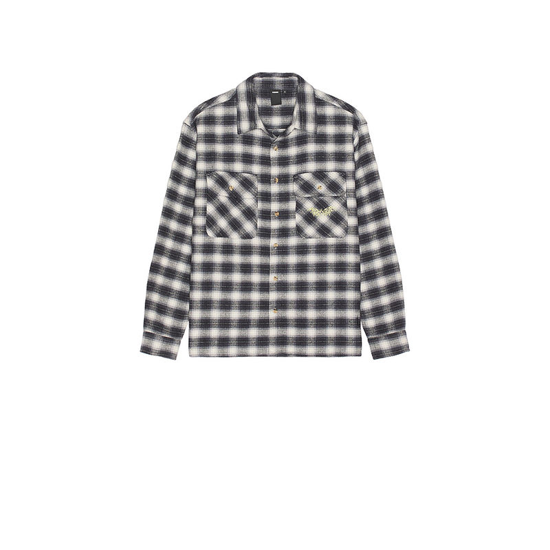 FORMER Manners Plaid Long Sleeve Shirt (S)