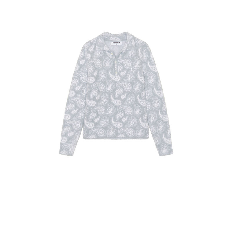 Half Shadow Ice Blue Mink Polo (L)