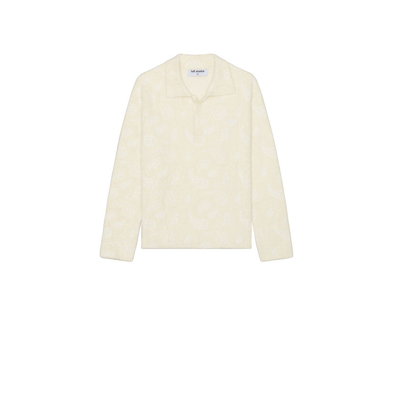 Half Shadow Cream Mink Polo (L)