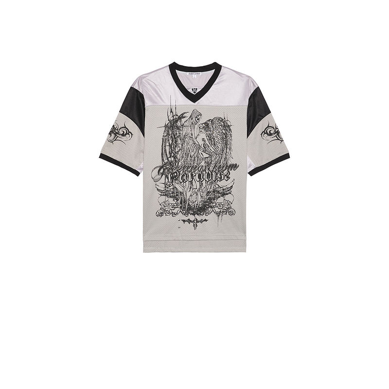 Jaded London Silver Football Jersey (L)