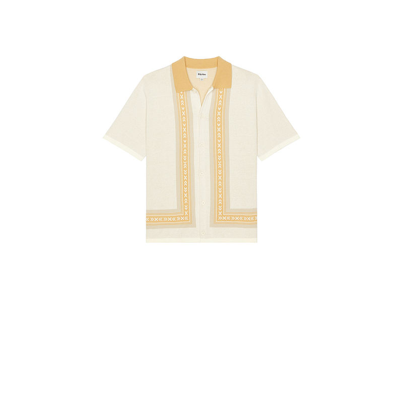 Rhythm Loma Knitted Short Sleeve Shirt (S)