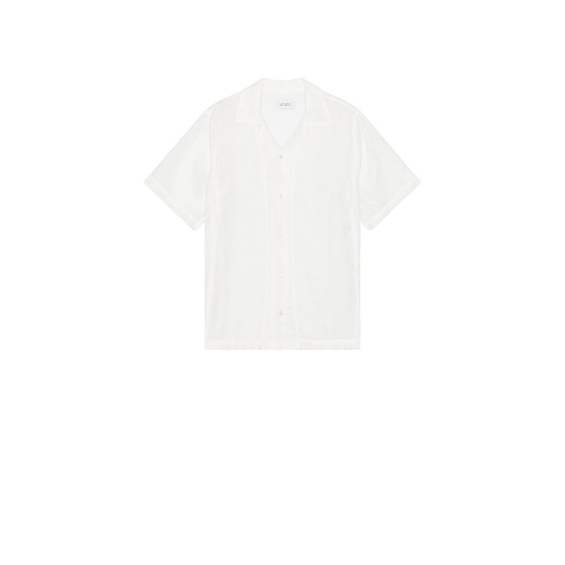 SATURDAYS NYC Canty Mesh Short Sleeve Shirt (M)