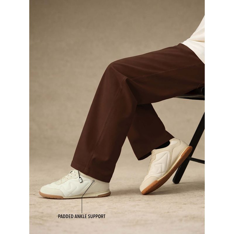 The Souled Store Kanso ZE: Beige Men Low Top Sneakers (UK 9)
