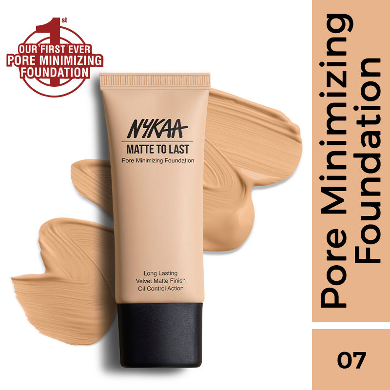 Nykaa Cosmetics Matte to Last Pore Minimizing Foundation - 07N Medium