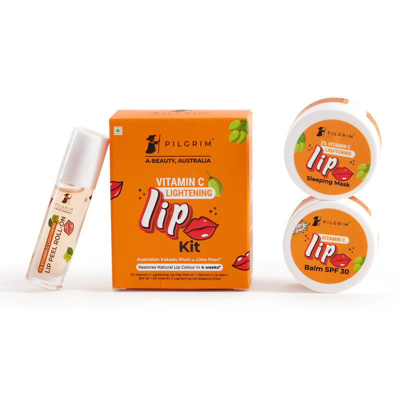 Buy Pilgrim Vitamin C Lip Lightening Kit With Australian Kakadu Plum