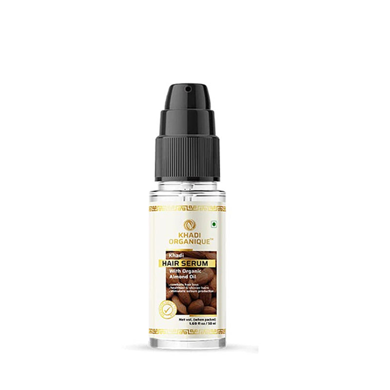 Khadi Organique Hair Serum With Organic Almond Oil Reviews | NykaaMan