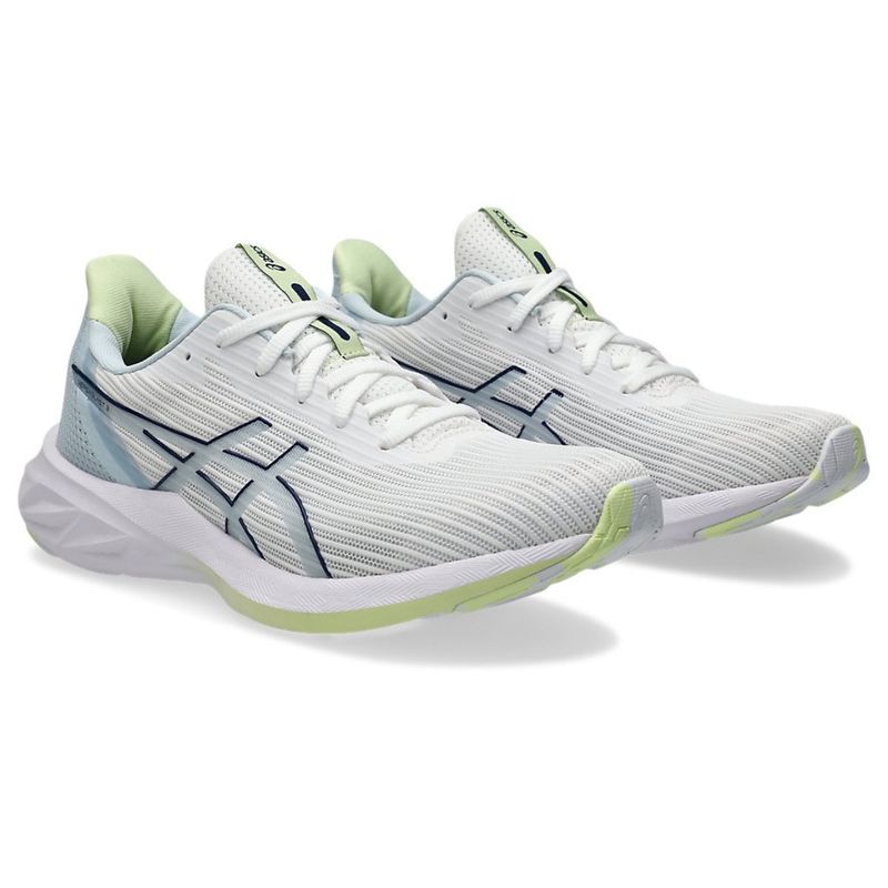 ASICS Women Versablast 3 White/Blue Expanse Running Shoes (US 6)