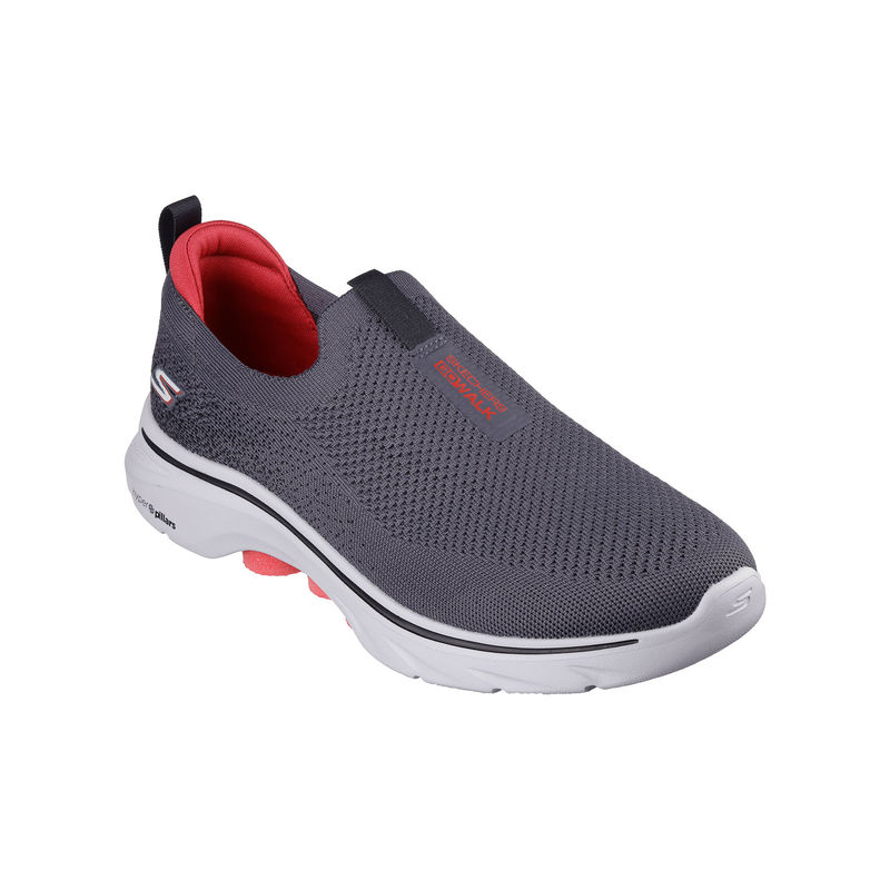 SKECHERS GO WALK 7 Walking Shoes Grey (UK 9)