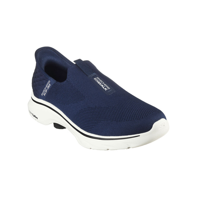 Skechers Men GO WALK 7 - EASY ON 2 Slip-Ins Walking Shoes (UK 7)