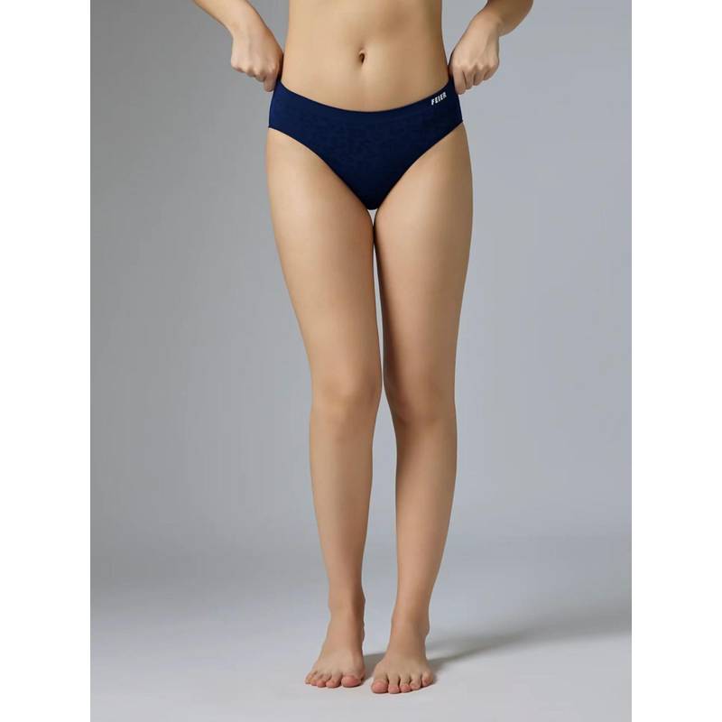 FEIER Women Navy Blue Wildcat Briefs (S)