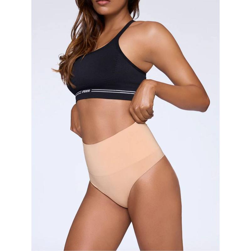 FEIER Women Beige Everyday Sculpt Shaping Brief (L)