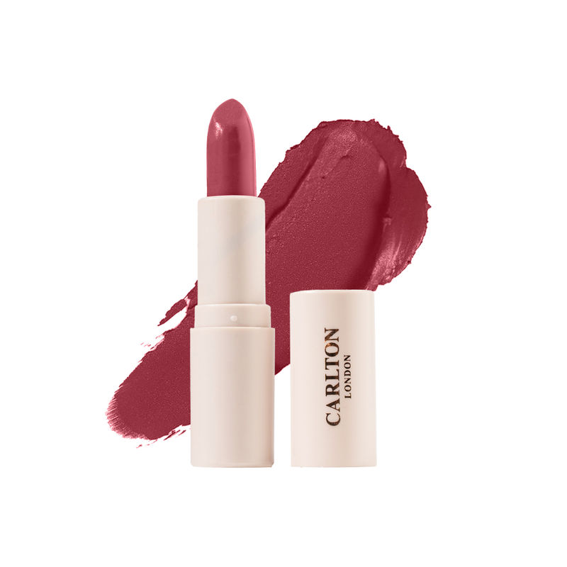 Carlton London Creamy Matte Stardust Bullet Lipstick Transferproof & Long Lasting - Begonia