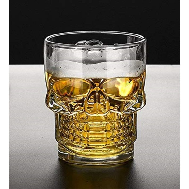 Buy Melbify Skull Beer Mug, 500 ML ( Set Of 4) Online