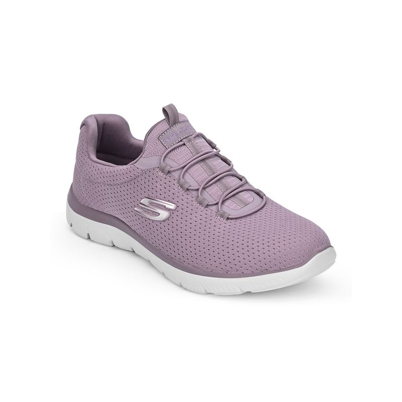 SKECHERS Women SUMMITS Lavender Casual Lace Up Sneakers (US 6)