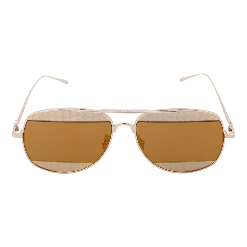 Buy Brown and White Lens Golden Frame Aviator Sunglasses for Men and Women  Online at Best Prices in India - JioMart.