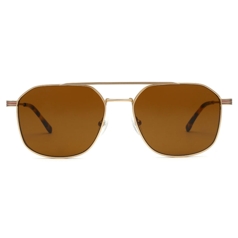 Lacoste L177sp Sunglasses Gold / Grey Polarized in Metallic for Men | Lyst