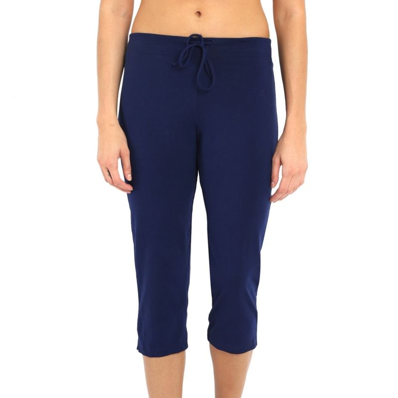 Jockey Ladies 24X7 Capri Pants for Women, Extra Large, Imperial Blue