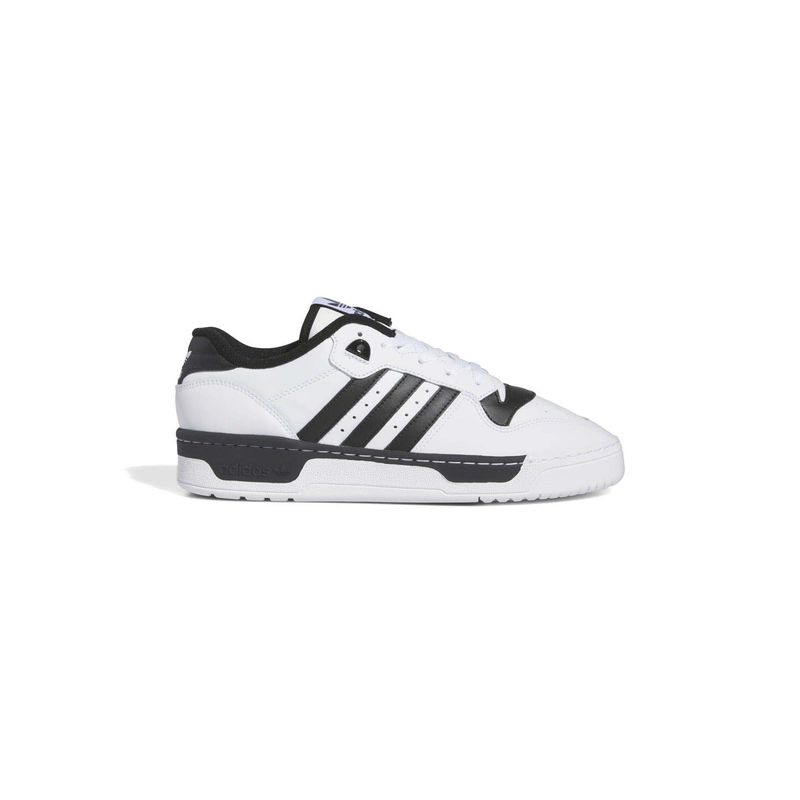 adidas Originals Rivalry Low Casual White & Black Sneakers (UK 9)