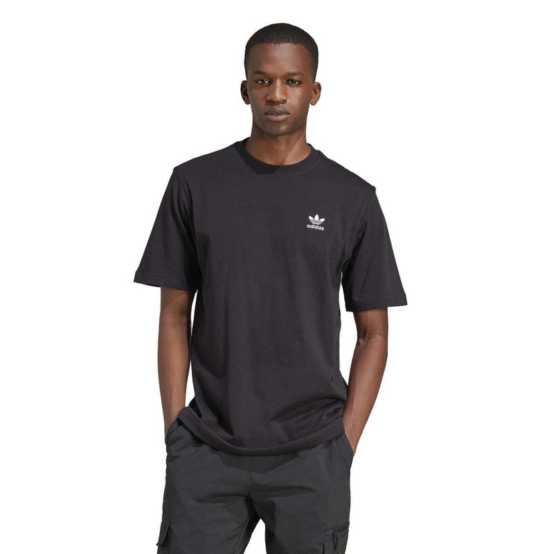 adidas Originals Trefoil Ess Tee Men Black Originals T-Shirt (L)