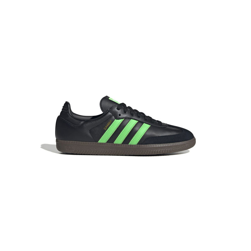 adidas Originals Samba Og Men Black & Green Originals Sneakers (UK 7)