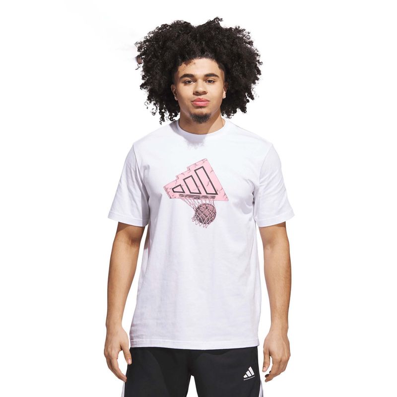 adidas Originals FDN ILLUSTR TEE Men White Casual T-Shirt (L)