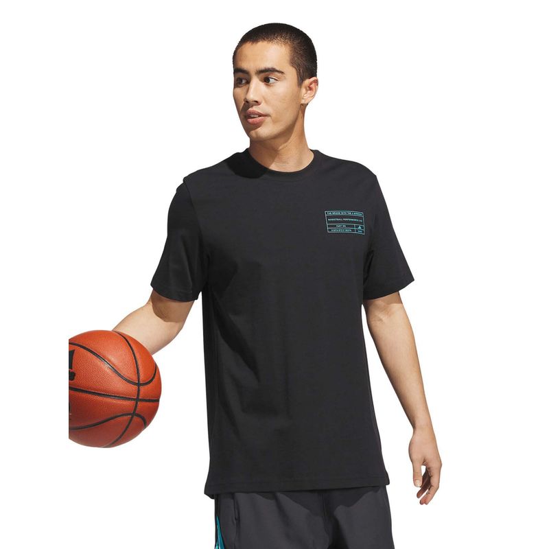 adidas Originals GFX LB TEE 2 Men Black Casual T-Shirt (L)