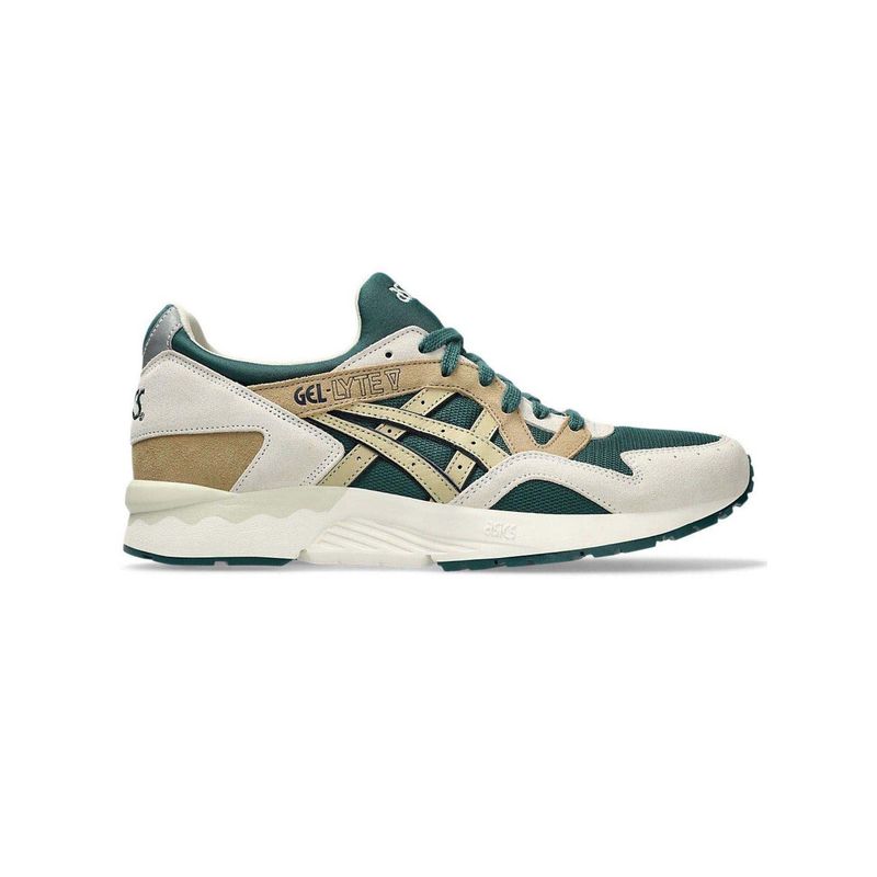 ASICS Gel-Lyte V Dark Neptune-Sand Sneakers (UK 8)