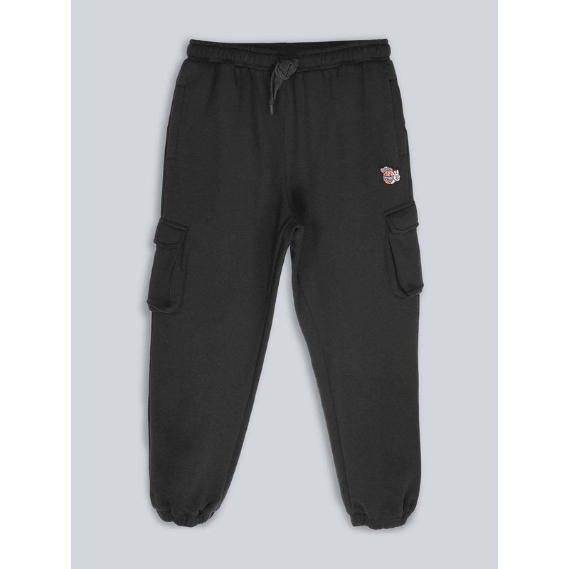 FILA Unisex Toad Bottom Loose Fit Cargo Joggers Black (S)