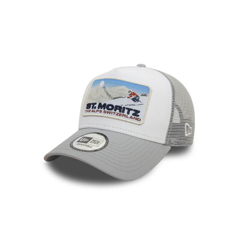 Buy New Era Men SKI PATCH TRUCKER NEWERA GRAWHI Sun Cap Online