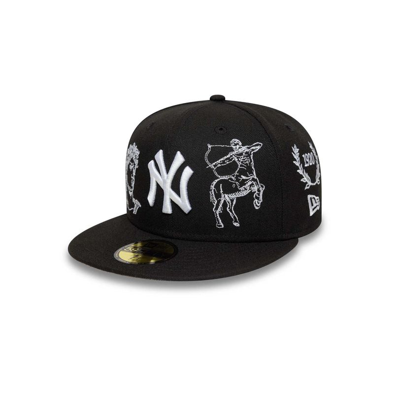 New Era Men MLB MYTHICAL 59FIFTY NEYYAN Black (S)